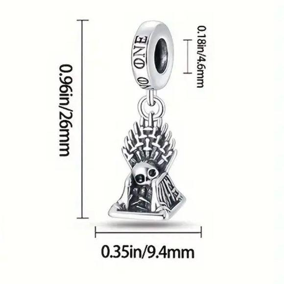 ⚡️NEW 925 Sterling Silver Charm Game of Thrones The House of the Dragon - Picture 2 of 3